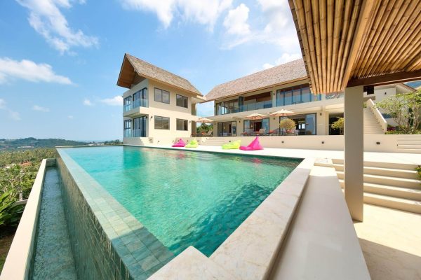 Amazing Mountain-side 6 bedroom Villa with huge pool and stunning sea views in Bophut-VIL0116