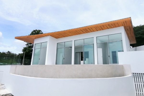 New modern 3 bedroom villa with a pool and amazing sea view in a prime location of Choeng Mon-VIL0144