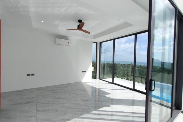 Modern 3 bedroom sea view villa for sale at Chaweng Noi the most popular location, off plan development-VIL0049