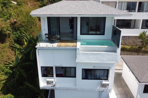 GREAT DEAL! AFFORDABLE PRICE! Sea view duplex villa with 2 bedrooms and a private pool in Lamai-VIL0104