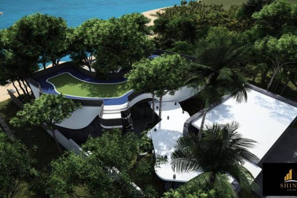 Ultra Contemporary 3 bedroom beachfront villa in Laem Yai area-VIL0028
