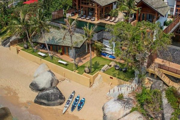 Beachfront sumptuous 5 bedroom villa with a private pool in Lamai-VIL0018