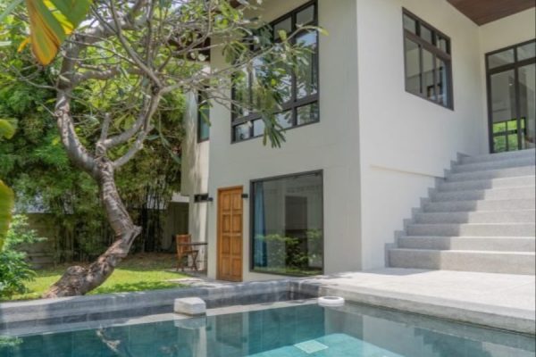 Recently refurbished stylish 3-BEDROOM VILLA with a private pool in Bophut-VIL0007