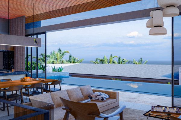 Luxury estate of modern 3 bedroom sea view villas in the south of Koh Phangan – VIL0235