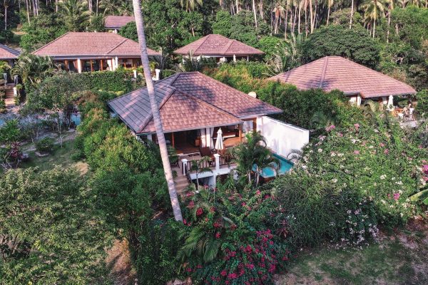 Lovely resort of 7 villas with private pool on a huge land plot in a picturesque area of Maenam – VIL0346