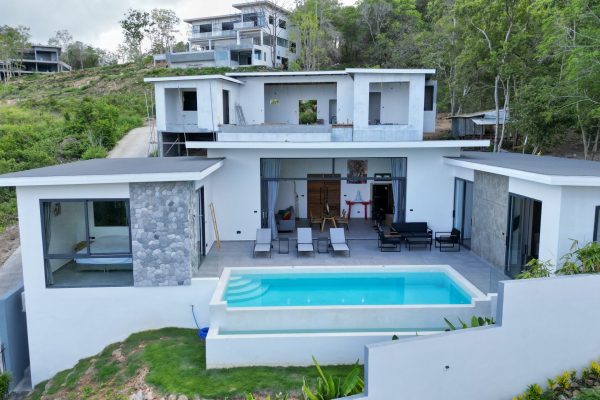 Newly built modern 3 bedroom sea view villa in Bophut hills – VIL0363