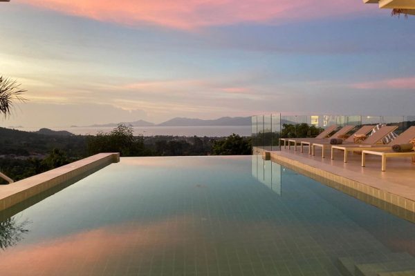 Casual chic 4 bedroom villa with stunning sea views in Bophut – VIL0395