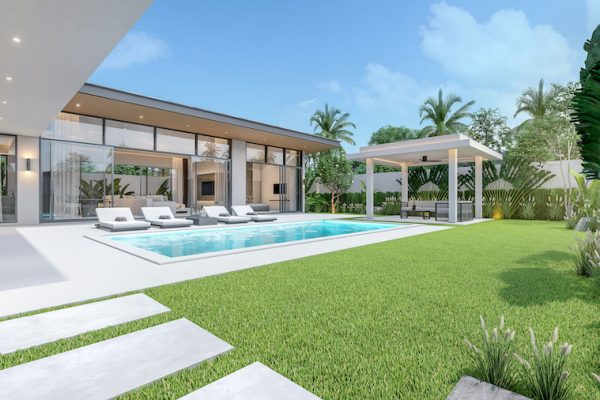 2,3,4 bedroom private pool villas in Bali style in a high demand Bophut area – VIL0510