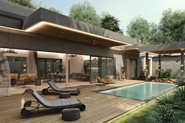 New Bali style 3 bedroom villas with a private pool in a prime location – VIL0586