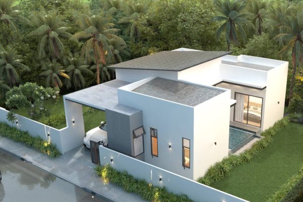 Affordable 2 bedroom villas with a pool in Maenam – VIL0587