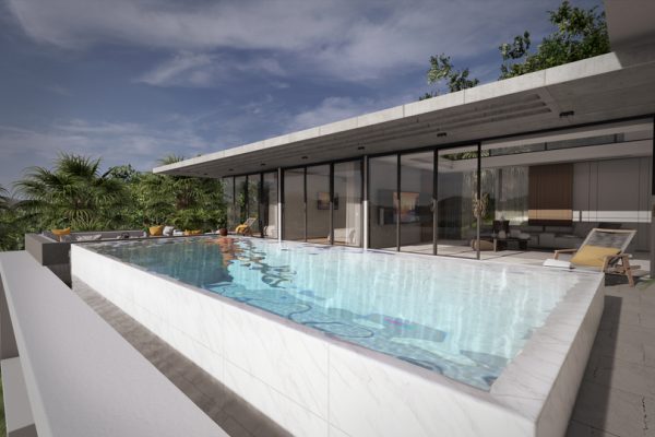 Modern 4 bedroom sea view villas in a new luxury development in Bang Por – VIL0608