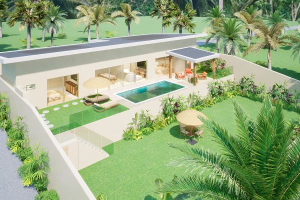 3 Bedroom villas with a private pool and a big garden in Maenam area – VIL0644