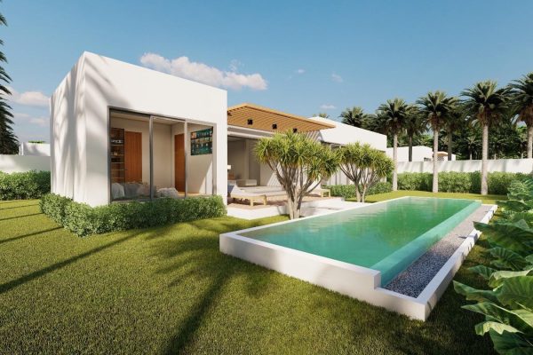 2 and 3 Bedroom Bali style villas with a pool only 2 minutes from Laem Set beach – VIL0655